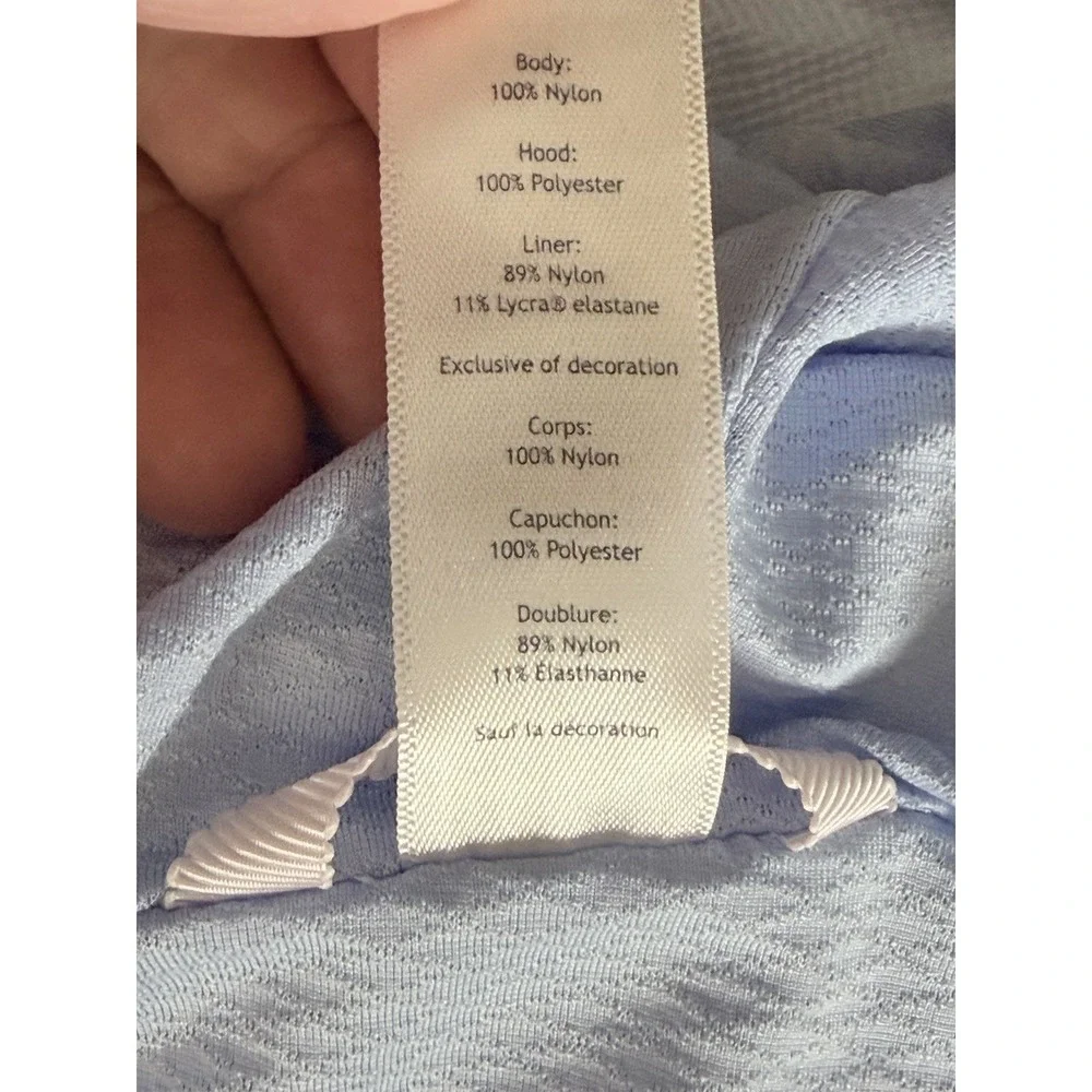 Ivivva by Lululemon Girls Size 7 Lavender Hooded Lightweight Windbreaker Jacket